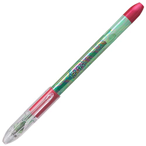 Pentel Arts Krazy Pop Iridescent Gel Pen, (1.0mm) Bold Line, Assorted Ink, Pack of 4 (K91PABP4M3)