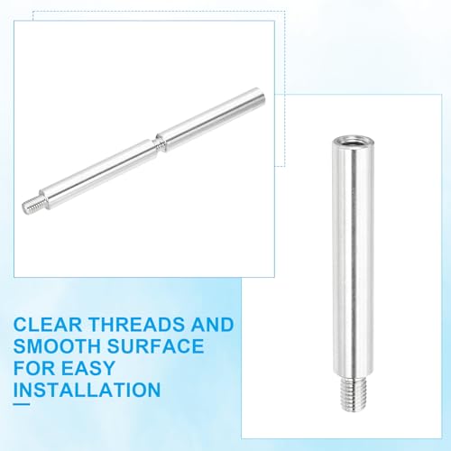 PATIKIL 2 Pcs M8x90+12mm Stainless Steel Standoff Extension Posts Screws - size: M8x90+12mm