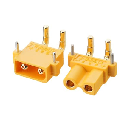 ELFCULB 10 Pairs Amass XT30PW Male and Female Connectors for FPV Drones - color: 10 Pairs XT30PW