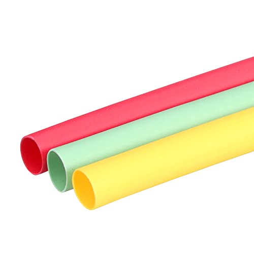 3M Heat Shrink Thin Wall Tubing Assortment Pack FP-301, 1/4 in x 6 in