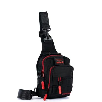 WOLFpak 4L Mini Tactical Sling Bag Crossbody - color: 4l Mini Tactical Sling Bag Red Wolf