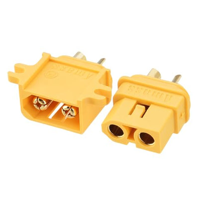 ELFCULB 10 Pairs Amass XT60HL Connectors for FPV Drones and RC Models - color: 10 Pairs XT60HL