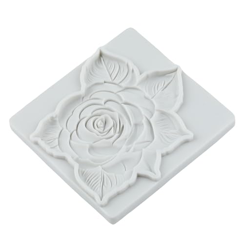 Rose Flower Silicone Mold Rose Flower Polymer Clay Molds - color: Style F