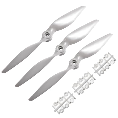 3 Pcs 1060 10"x6" Propeller, Gray Nylon, CCW - size: 3pcs 10*6