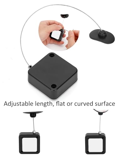 4Pack Remote Control Tether, 6.5 Ft Remote Control Leash, Retractable Safety Lock with Adjustable Lock Strap for TV Remotes, Game Controllers, and Tablets - Perfect for Showrooms - style: 4 pcs