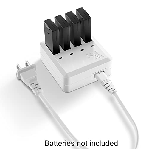 Battery Charger for DJI Ryze Tello and Tello EDU Drone,4 in 1 Rapid Charging Hub