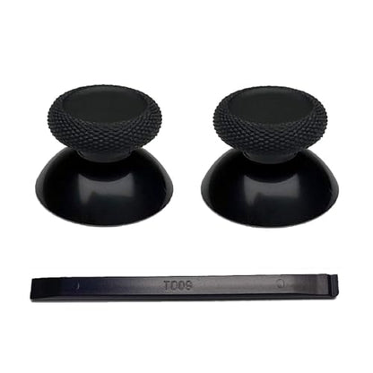 2PCS Black Replacement Thumbsticks for Meta Quest 3, Quest 3S Controller, Analog Thumb Sticks for Oculus Quest 2, for Quest Pro - High Precision Design, Durable Material, Tools Included - color: Black