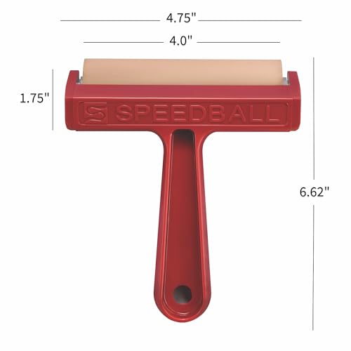 Speedball Art Products Company 004117 004117 Soft Rubber Brayer - size: Soft Rubber (1-Pack)