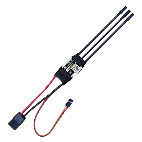 Bidirectional 30A Electronic Speed Controller, 2-4S Lipo ESC with XT60 Connector, 7.4-17V, for RC Vehicles, Drones, Robotics, & Underwater Thrusters - size: 30A