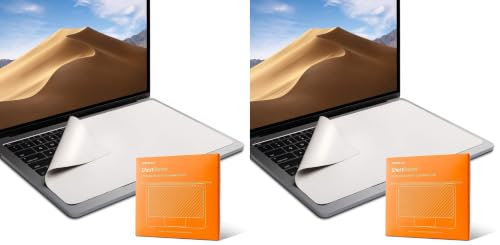 UPPERCASE GhostBlanket Screen Keyboard Imprint Protection Microfiber Liner and Cleaning Cloth 15" Compatible with MacBook Pro 16" (Pack of 2) - size: X-Large (Pack of 2)