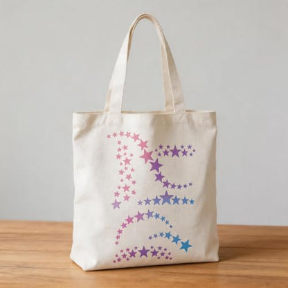 TIAMECH A4 Reusable Wavy Star Stencil for Painting - style: Stars Wavy