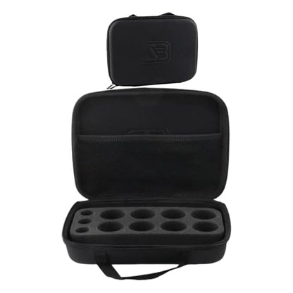 Gyro Compartment Case, Portable Organizer for Competition with Padded Interior, Durable Fabric Material Details with Shockproof Function, Lightweight Unique Selling Points, Home Practice Outdoor 11in