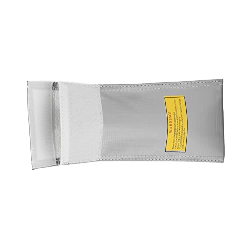Fireproof Battery Storage Bag, Flame Retardant Pouch for Safe Handling and Airplane Model Battery Storage