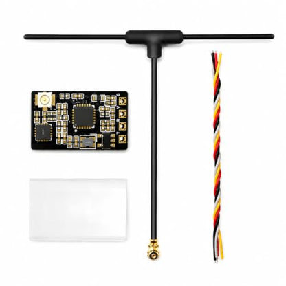 ELRS 2.4GHz Receiver with 40mm T Antenna for FPV Long Range Drones