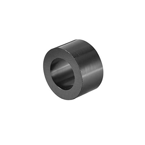 uxcell 500Pcs ABS Round Spacer Washer 5.4mm ID 9mm OD 5mm L for M5 Black