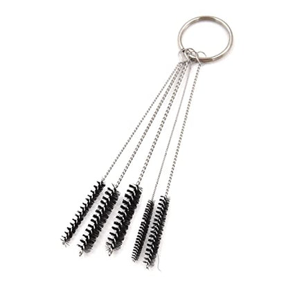 11 Packs Airbrush Cleaning Tools Needle Brush Cleaner with 5 Brushes for Cleaning Teensy Tiny Tubes Airbrushes