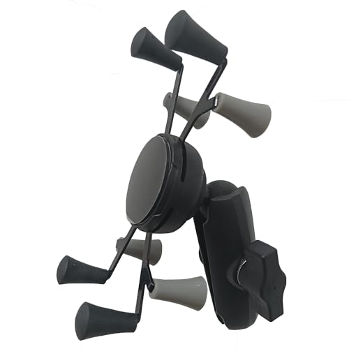 Strg Phone Mount with Marine-Grade Aluminum 1" Ball Double Socket Arm - size: Match your own base