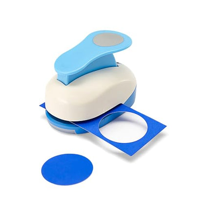 1.25 Inch Circle Punch 31.75mm Circular Cutter Tool Circle Hole Punch Handmade Paper Craft Lever Punches for Paper Crafts DIY Handmade Crafting Scrapbooking,Cardstock,Greeting Cards Arts Fun Projects - color: Circle-1.25