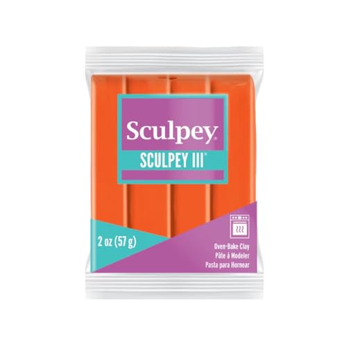 Sculpey Iii Polymer Clay 2oz-Just Orange - color: Orange