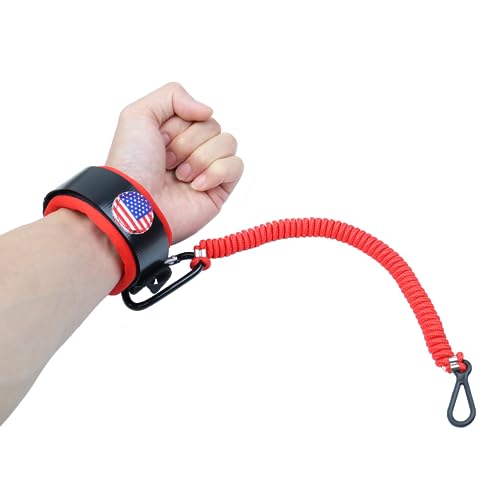 Boat Kill Switch Lanyards with Wrist Strap Fit for Mercruiser - color: Red