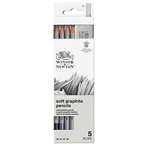 Winsor & Newton Studio Collection, Graphite Pencils, Set of 5 - style: 5 Graphite Pencils
