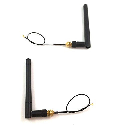 433MHz 3dBi Antenna RP-SMA Male U.FL IPX Pigtail 15cm 2-Pack
