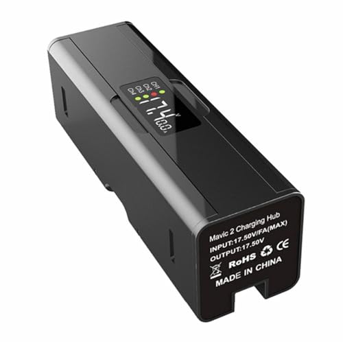 ZEZEFUFU 4 in 1 Battery Charging Hub Power Adapter Charger for DJI Mavic 2 Pro Zoom Drone Accessories