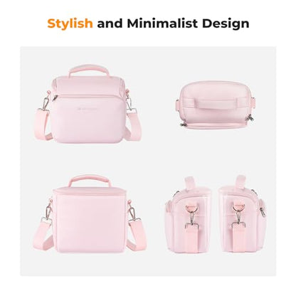 K&F CONCEPT Camera Sling Bag Small Crossbody Case - color: 02-Pink