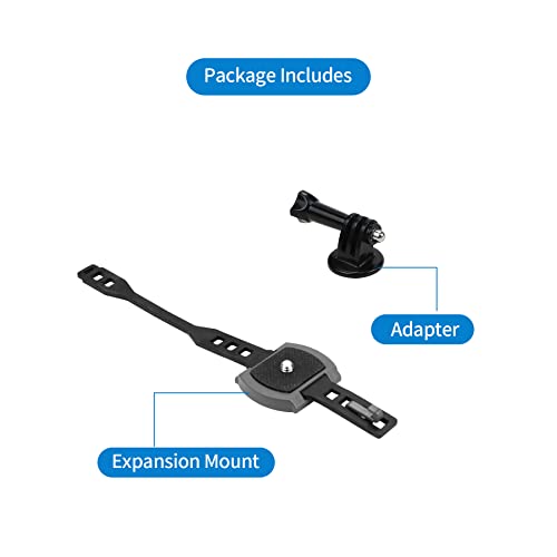 Hanatora Camera Expansion Mount Holder with Adapter for DJI Mini/Mavic Drone, Sports Cameras Connector Bracket Accessories