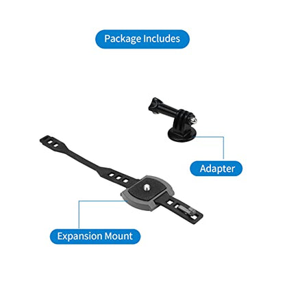 Hanatora Camera Expansion Mount Holder with Adapter for DJI Mini/Mavic Drone, Sports Cameras Connector Bracket Accessories