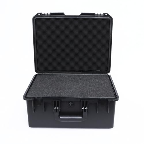 16in Waterproof Hard Shell Case with DIY Customizable Foam Insert (15 x 11 x 7in Interior) - size: 15 x 11 x 7 inches