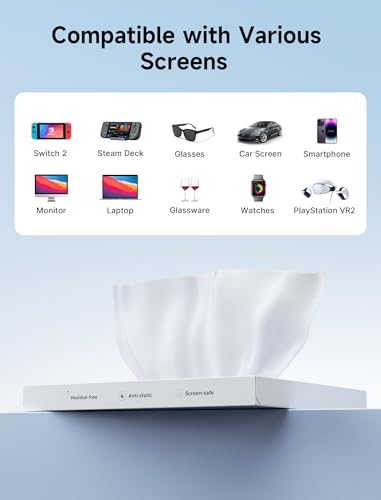 JSAUX 50 Pack Microfiber Cleaning Cloth (6x6 in) for Eyeglasses Lens Screen - color: 50 Pack, size: 6 x 6 in