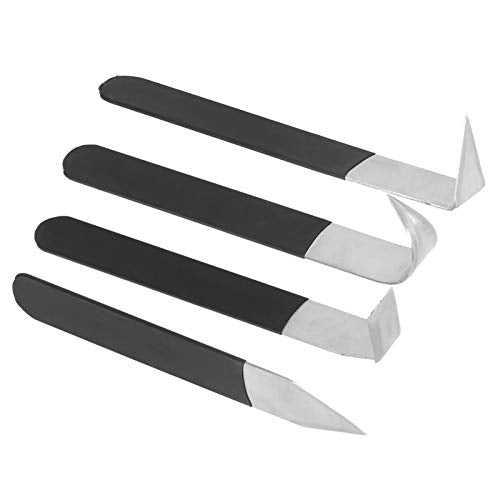 Pottery Trimming Tools Set, 4-Piece Stainless Steel Carving Clay Sculpture