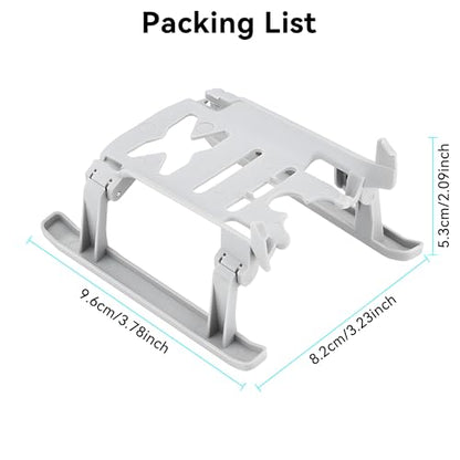 Landing Gear for Mini 4 Pro Foldable Extended Heightening Landing Legs Protector Kit Compatible with DJI Mini 4 Pro Drone Fly Accessories