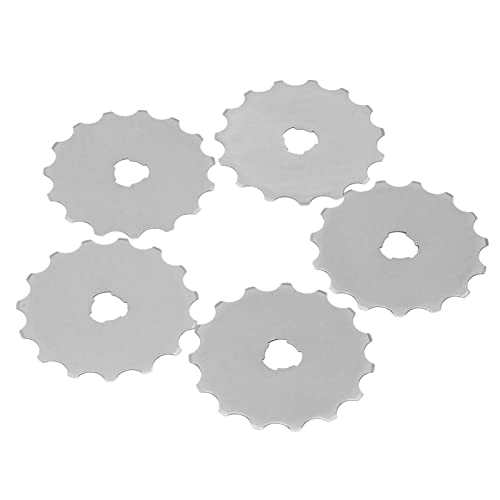 Watris Veiyi 45mm Rotary Cutter Blades for Crochet Edge Projects, Fleece