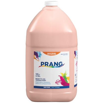 Prang Ready-to-Use Tempera Paint, Peach, 1 Gal., 1 Count - color: Peach, size: 1 Count (Pack of 1)