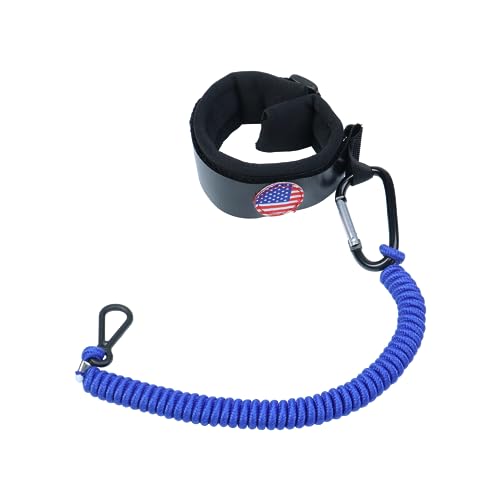 Boat Kill Switch Lanyards with Wrist Strap Fit for Mercruiser - color: Black&blue