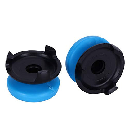 ASHATA 2Pcs Thumbstick Extender for 3D Texture Thumb Grip Stick Joystick Thumbstick for 5 Controller (Blue) - color: blue