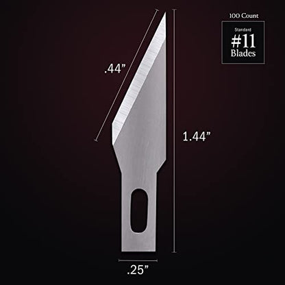 WA Portman Hobby Knife Blades – 100pc SK5#11 Craft Blade, Xacto Blades