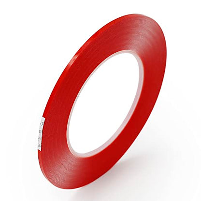 3mm x 15M (0.12in x 49ft) Clear Double Sided Tape, Mounting Tape - size: 3mm
