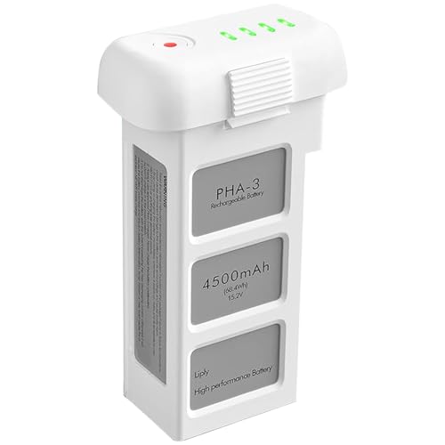 Phantom 3 Battery 4500mAh 15.2V Intelligent Flight Replacement Extended Battery, 23-Min Flight Time, for DJI Phantom 3 Pro/Advanced/4K/SE/Standard Drone