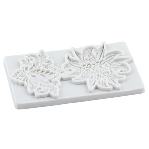 Flower Polymer Clay Mold Baroque Relief Flower Silicone Molds - color: Style G