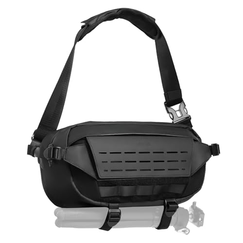 ULANZI 9L Camera Sling Bag, Water-Resistant Camera Case with Tripod Holder - size: Black 9L