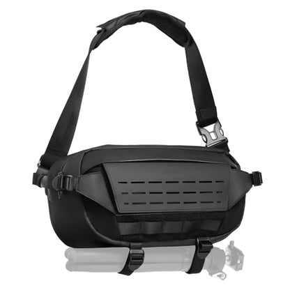 ULANZI 9L Camera Sling Bag, Water-Resistant Camera Case with Tripod Holder - size: Black 9L