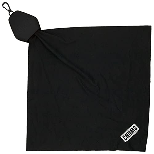 Chums XL Microfiber Lens Cloth Pouch, Portable Cleaner (Black) - color: Black, size: Pouch XL