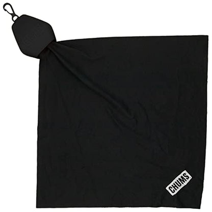 Chums XL Microfiber Lens Cloth Pouch, Portable Cleaner (Black) - color: Black, size: Pouch XL