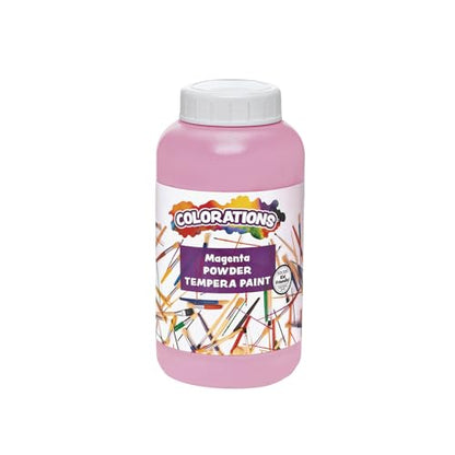 Colorations Powder Tempera Paint, Magenta, 1 lb, Ages 4+, PreK+ - color: Magenta