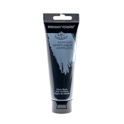 Royal & Langnickel Essentials Acrylic Tube Paint, 120ml, Mars Black - color: Black