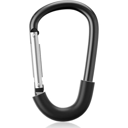 SURDOCA Stroller Hooks for Bags, Large Aluminum Clips, Universal Pram Use - color: Black, size: 1pc