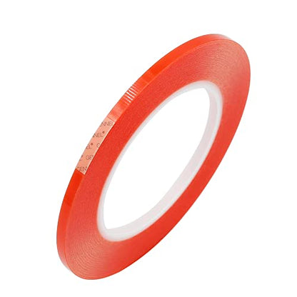 3pcs (2mm 3mm 5mm x 25M) Clear Double Sided Strong Adhesive Tape - size: 3pcs (2mm+3mm+5mm)